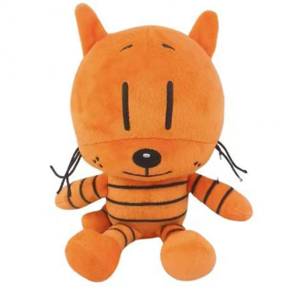For Dog Man Detective Dog Plush Toy 20cm Stuffed Animal Doll PP Cotton Soft Dog Plushies Soft Cartoon Baby Toy for Kids Toddlers