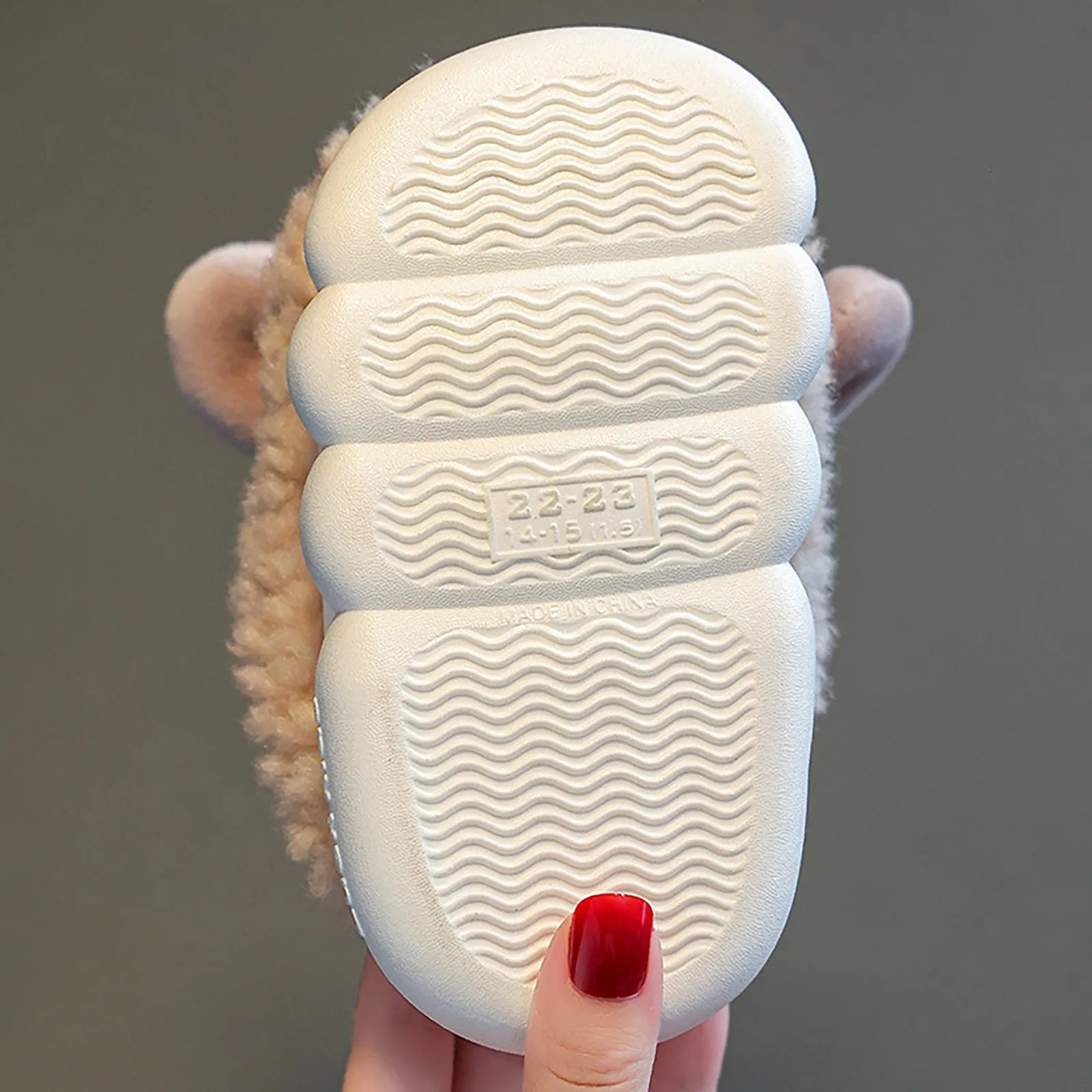 Kids Slippers Girls Size 2 Toddler Infant Kids Baby Warm Shoes Boys Girls Cartoon Soft Soled Slippers Sock Slippers for Girls