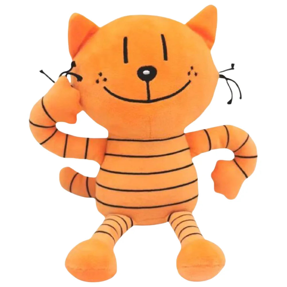For Dog Man Detective Dog Plush Toy 20cm Stuffed Animal Doll PP Cotton Soft Dog Plushies Soft Cartoon Baby Toy for Kids Toddlers