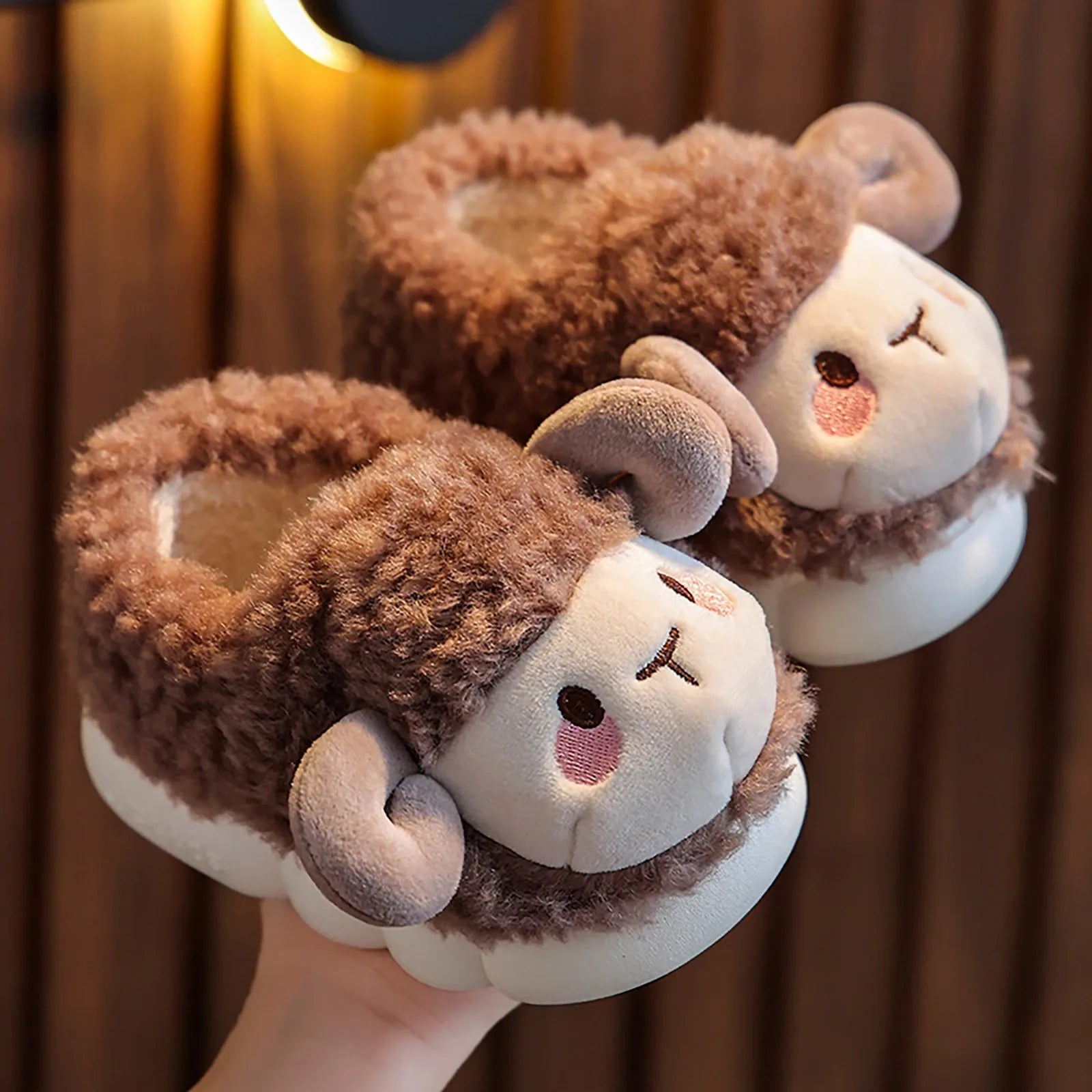 Kids Slippers Girls Size 2 Toddler Infant Kids Baby Warm Shoes Boys Girls Cartoon Soft Soled Slippers Sock Slippers for Girls
