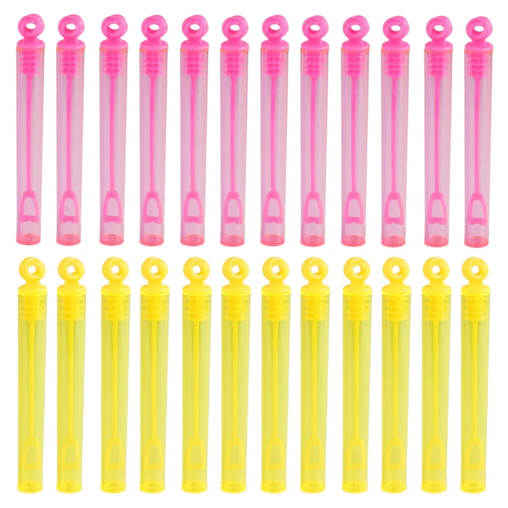 Bubble Soap Bottle Wedding Guests Gifts Colorful Bubble Stick Sets Circular Shape Easter Mini Bubble Wands for Kids Children