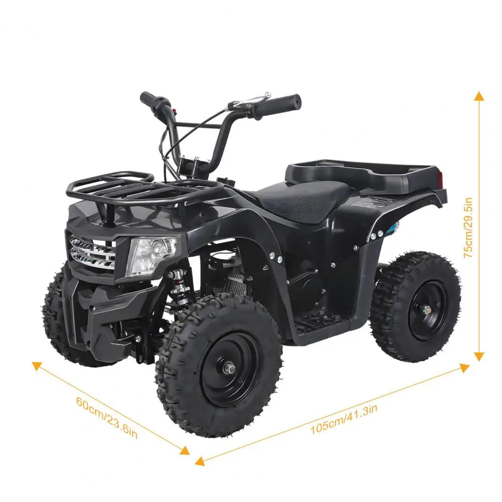 2-Stroke 49CC Kids Ride On Truck Car, 4WD Gas Powered, With Lights,Metal Suspension,ATV Play Car LED Light Toys Birthday Gifts
