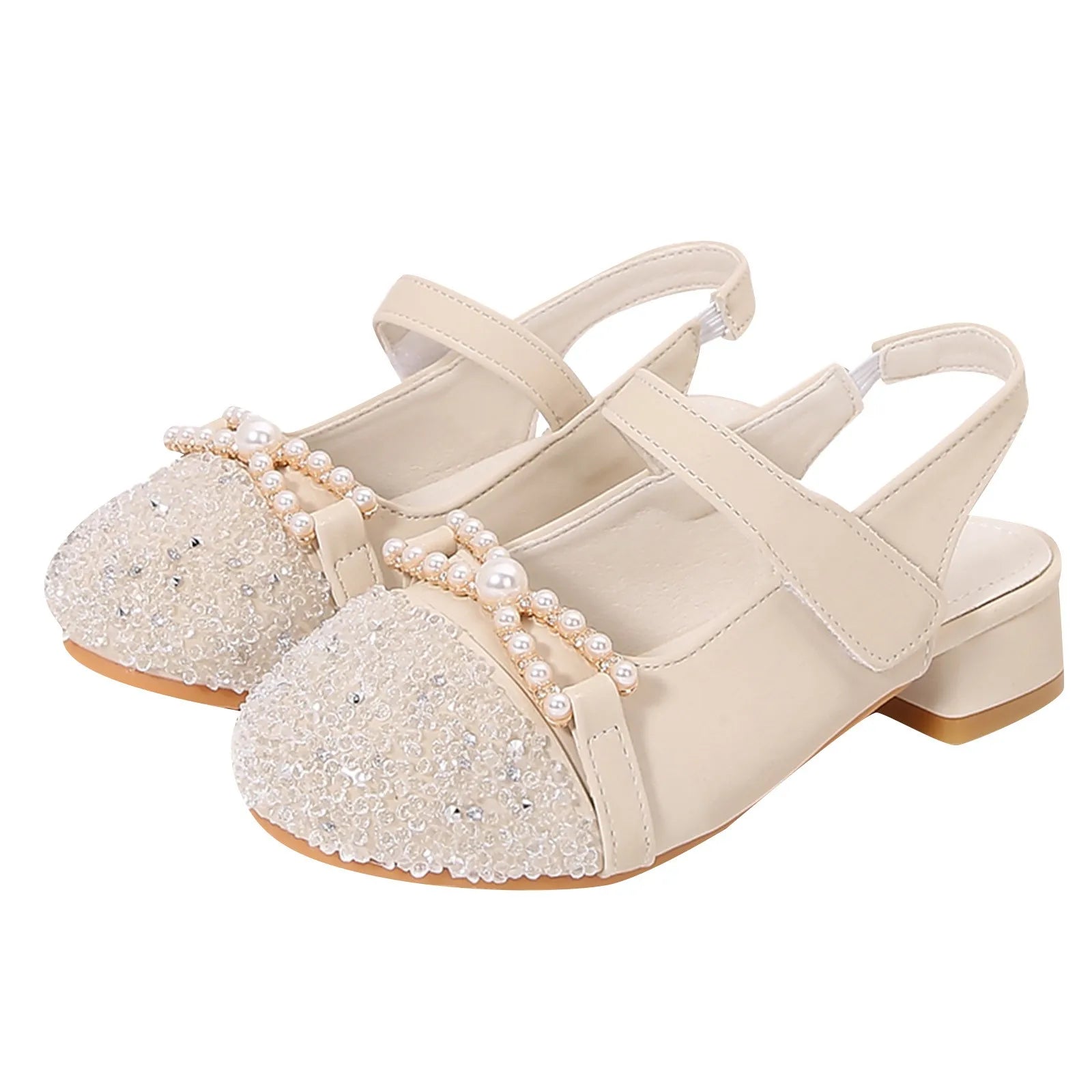 Toddler Girls Water Sandals Girls Sandals Closed Toe Heels Wedding Party Shoes Sequins Bow For Girls Slipper Socks Size 2
