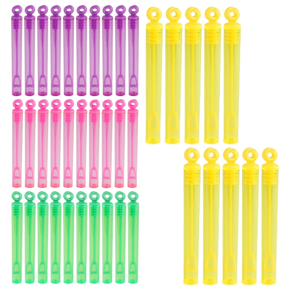 Bubble Soap Bottle Wedding Guests Gifts Colorful Bubble Stick Sets Circular Shape Easter Mini Bubble Wands for Kids Children