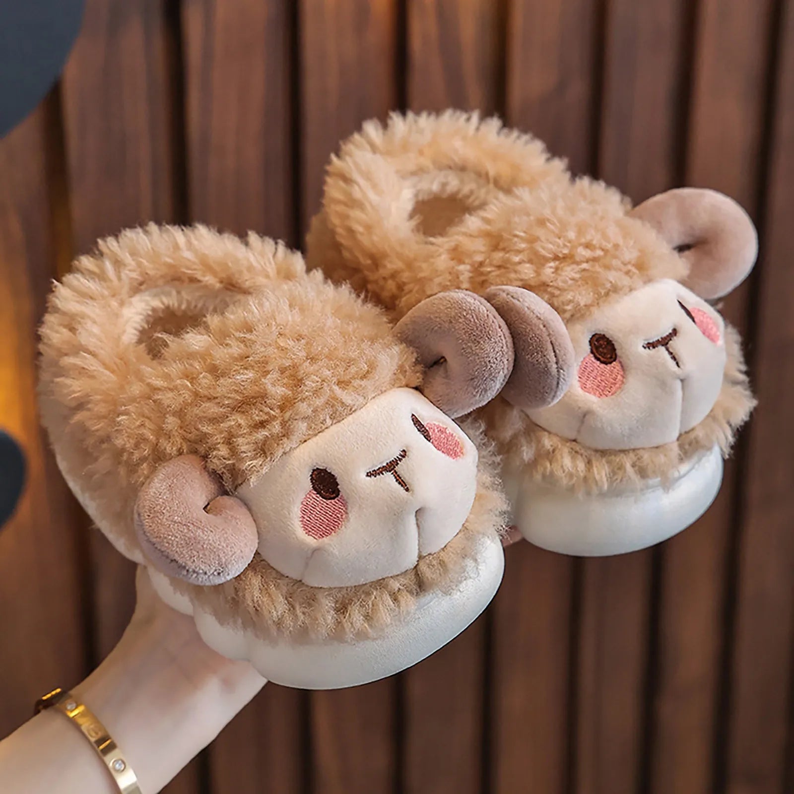 Kids Slippers Girls Size 2 Toddler Infant Kids Baby Warm Shoes Boys Girls Cartoon Soft Soled Slippers Sock Slippers for Girls