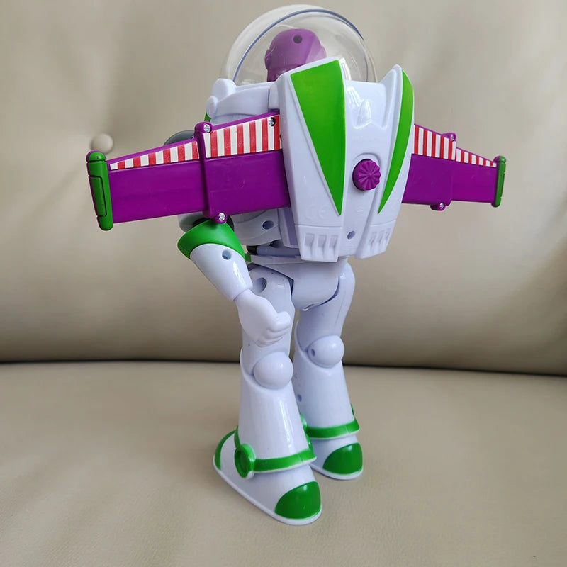Disney Toy Story Buzz Lightyear Model Toys Pixar Electric Walking Robot Doll Action Figure Toy Birthday Gift Toys Model For Kids