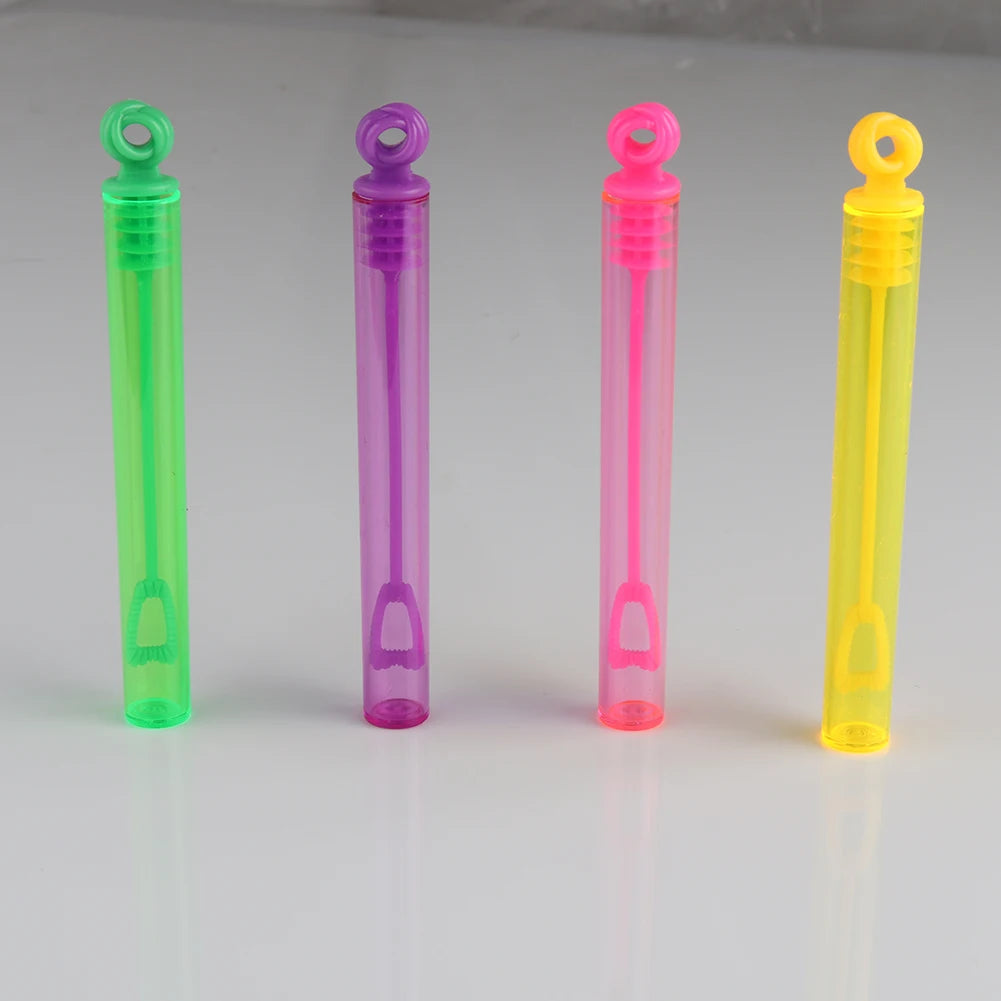 Bubble Soap Bottle Wedding Guests Gifts Colorful Bubble Stick Sets Circular Shape Easter Mini Bubble Wands for Kids Children