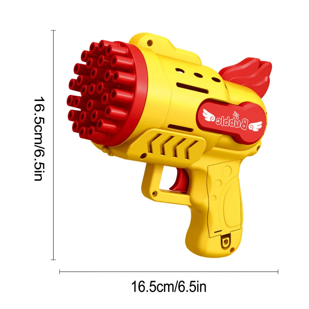 Kids Rocket Bubble Gun Blower 29 Holes Mini Bubble machine Summer Soap bubbles Toys for children girl Boys outdoor games garden