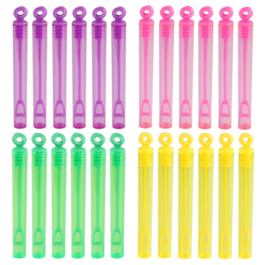 Bubble Soap Bottle Wedding Guests Gifts Colorful Bubble Stick Sets Circular Shape Easter Mini Bubble Wands for Kids Children