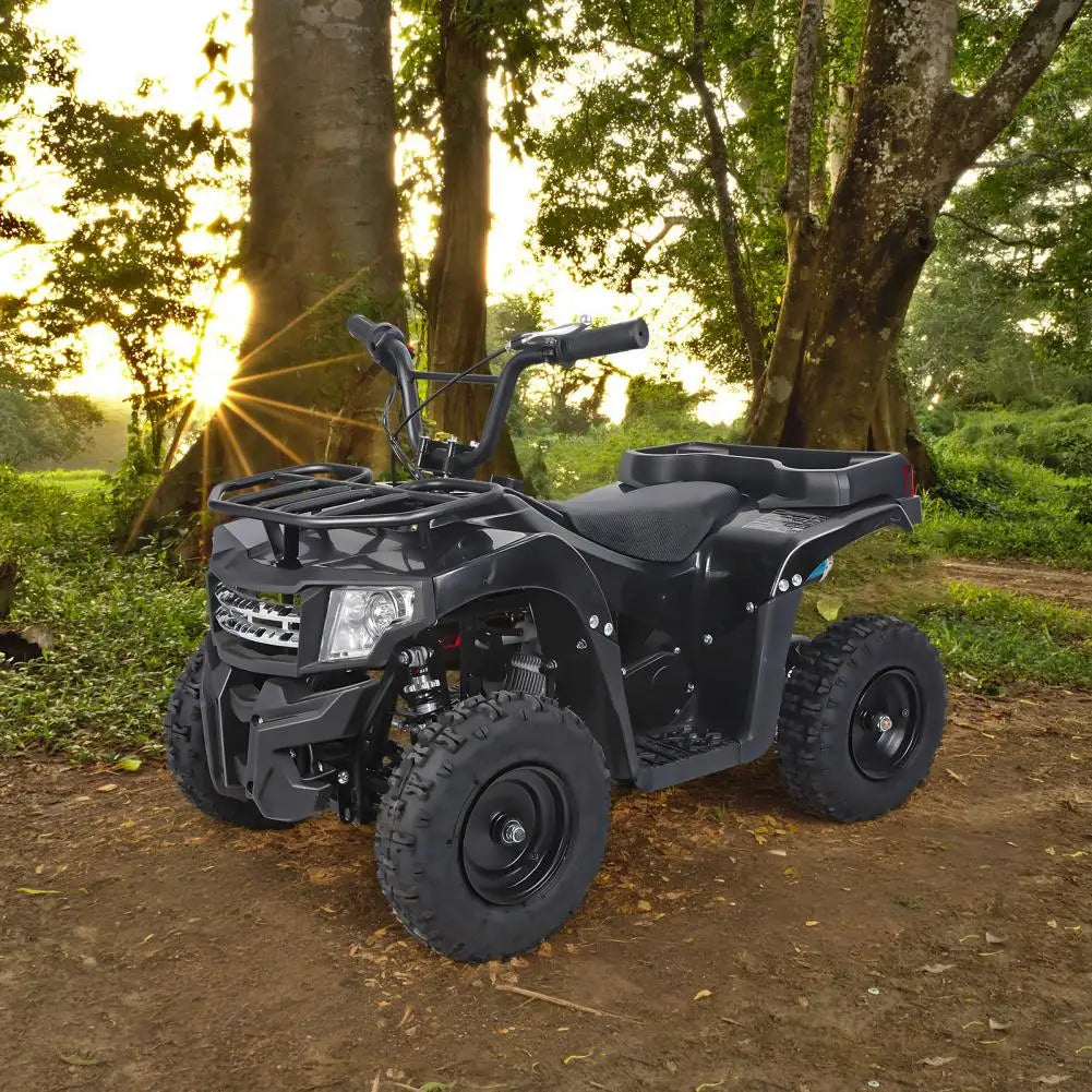 2-Stroke 49CC Kids Ride On Truck Car, 4WD Gas Powered, With Lights,Metal Suspension,ATV Play Car LED Light Toys Birthday Gifts