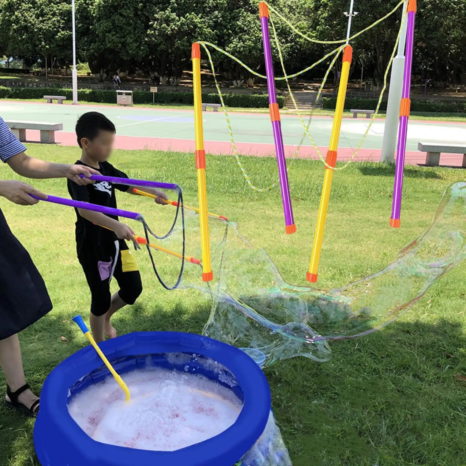 2 Giant Bubble Wands Outdoor Garden Toys Summer Activity Toys Fun Games Bubble